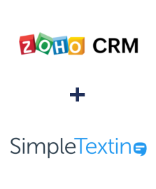 ZOHO CRM ve SimpleTexting entegrasyonu