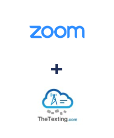 Zoom ve TheTexting entegrasyonu