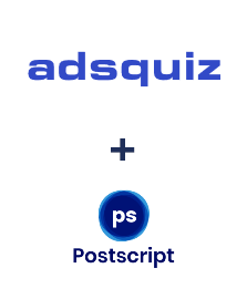 Інтеграція ADSQuiz та Postscript
