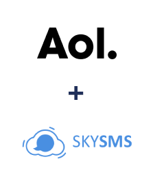 Інтеграція AOL та SkySMS