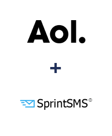 Інтеграція AOL та SprintSMS