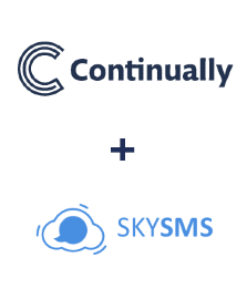 Інтеграція Continually та SkySMS