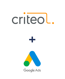 Інтеграція Criteo та Google Ads