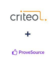 Інтеграція Criteo та ProveSource