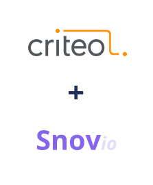 Інтеграція Criteo та Snovio