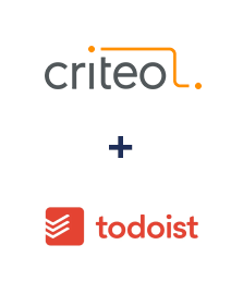 Інтеграція Criteo та Todoist