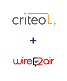 Інтеграція Criteo та Wire2Air