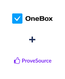 Інтеграція OneBox та ProveSource