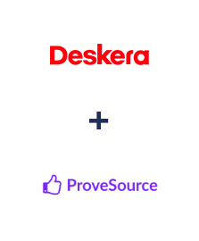 Інтеграція Deskera CRM та ProveSource