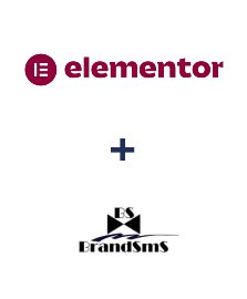 Інтеграція Elementor та BrandSMS 