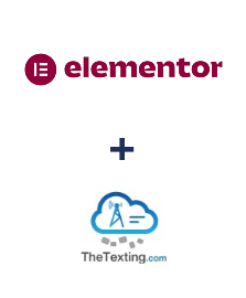 Інтеграція Elementor та TheTexting