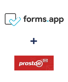 Інтеграція forms.app та Prostor SMS