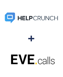 Інтеграція HelpCrunch та Evecalls