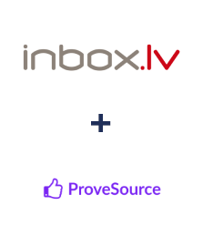 Інтеграція INBOX.LV та ProveSource