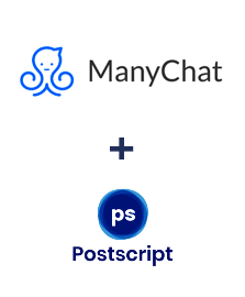 Інтеграція ManyChat та Postscript