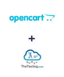 Інтеграція Opencart та TheTexting