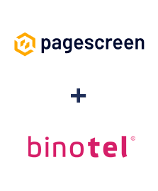 Інтеграція Pagescreen та Binotel