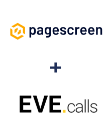 Інтеграція Pagescreen та Evecalls