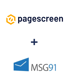 Інтеграція Pagescreen та MSG91