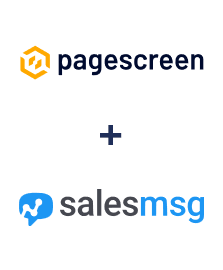 Інтеграція Pagescreen та Salesmsg