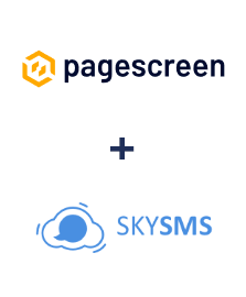 Інтеграція Pagescreen та SkySMS
