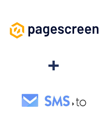 Інтеграція Pagescreen та SMS.to