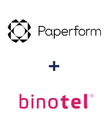 Інтеграція Paperform та Binotel