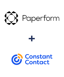 Інтеграція Paperform та Constant Contact