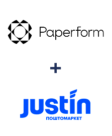 Інтеграція Paperform та Justin