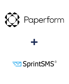 Інтеграція Paperform та SprintSMS