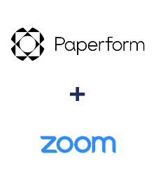Інтеграція Paperform та Zoom