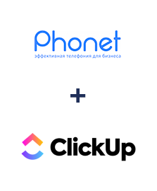 Інтеграція Phonet та ClickUp