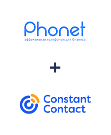 Інтеграція Phonet та Constant Contact