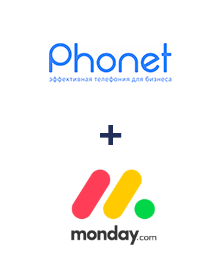 Інтеграція Phonet та Monday.com