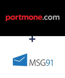 Інтеграція Portmone та MSG91
