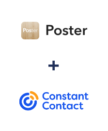 Інтеграція Poster та Constant Contact