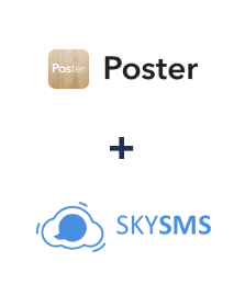 Інтеграція Poster та SkySMS