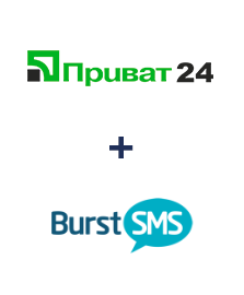 Інтеграція Приват24 та Burst SMS
