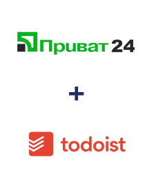 Інтеграція Приват24 та Todoist