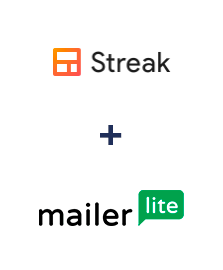 Інтеграція Streak та MailerLite