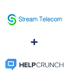 Інтеграція Stream Telecom та HelpCrunch