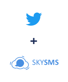 Інтеграція Twitter та SkySMS