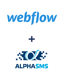 Інтеграція Webflow та AlphaSMS
