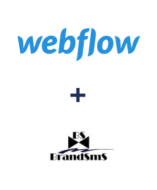 Інтеграція Webflow та BrandSMS 