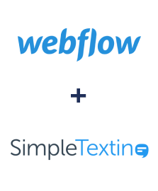 Інтеграція Webflow та SimpleTexting
