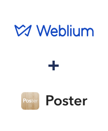 Інтеграція Weblium та Poster