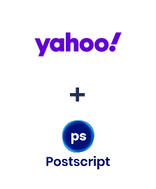 Інтеграція Yahoo! та Postscript